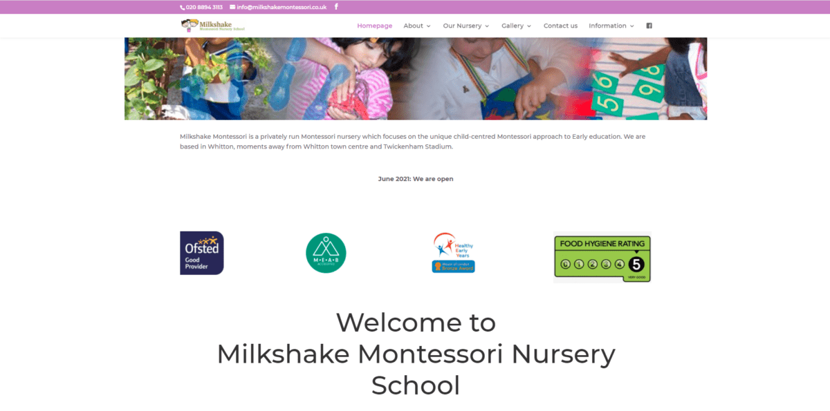 Milkshake Montessori Nursery